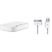 Dock iPhone 4 / 4S Blanc avec Cable et sortie Audio