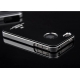 Coque iPhone 4 / 4S Aluminium Noire Ultra-Fine