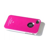 Coque iPhone 4 / 4S Aluminium Rose fine