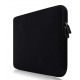 Housse Macbook Pro 13 Noire néoprène zippée