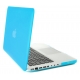 Coque Macbook Pro 13 unibody Bleue peau de pêche 