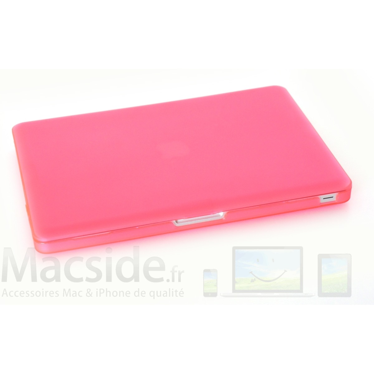 Coque Macbook Blanc Unibody 13 pouces Rose 