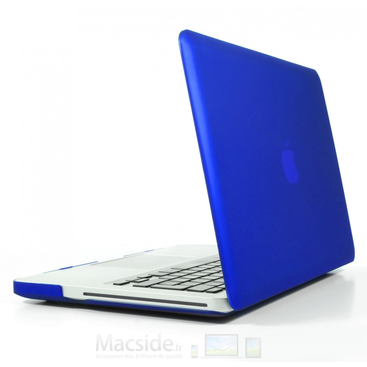 Coque MacBook Pro 13 Bleu Roi Peau de pêche