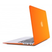 Coque Macbook Air 13 Orange Velours