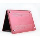 Coque MacBook Pro 15 Retina Rose Velours